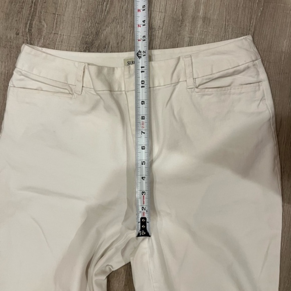 St. John’s Bay White Cotton Pants 12T - Picture 8 of 14